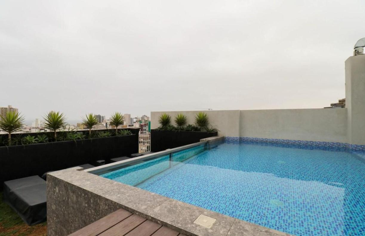Exclusivo Y Moderno Depa En Miraflores Vista Al Mar Y A La Ciudad Amoblado Apartments Λίμα Εξωτερικό φωτογραφία