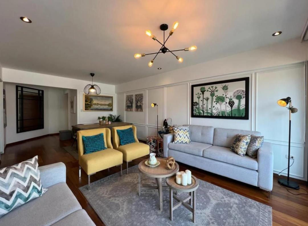 Exclusivo Y Moderno Depa En Miraflores Vista Al Mar Y A La Ciudad Amoblado Apartments Λίμα Εξωτερικό φωτογραφία
