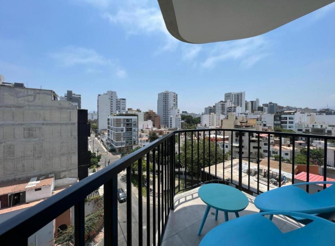 Exclusivo Y Moderno Depa En Miraflores Vista Al Mar Y A La Ciudad Amoblado Apartments Λίμα Εξωτερικό φωτογραφία