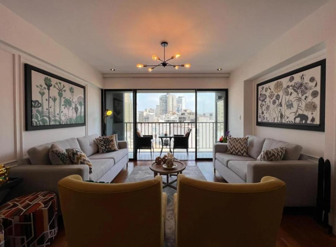Exclusivo Y Moderno Depa En Miraflores Vista Al Mar Y A La Ciudad Amoblado Apartments Λίμα Εξωτερικό φωτογραφία