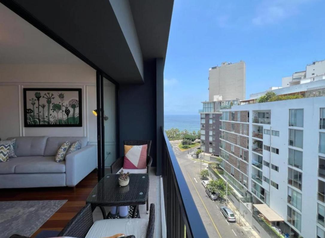 Exclusivo Y Moderno Depa En Miraflores Vista Al Mar Y A La Ciudad Amoblado Apartments Λίμα Εξωτερικό φωτογραφία
