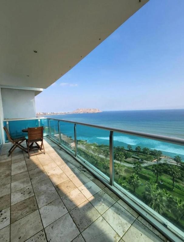 Exclusivo Y Moderno Depa En Miraflores Vista Al Mar Y A La Ciudad Amoblado Apartments Λίμα Εξωτερικό φωτογραφία